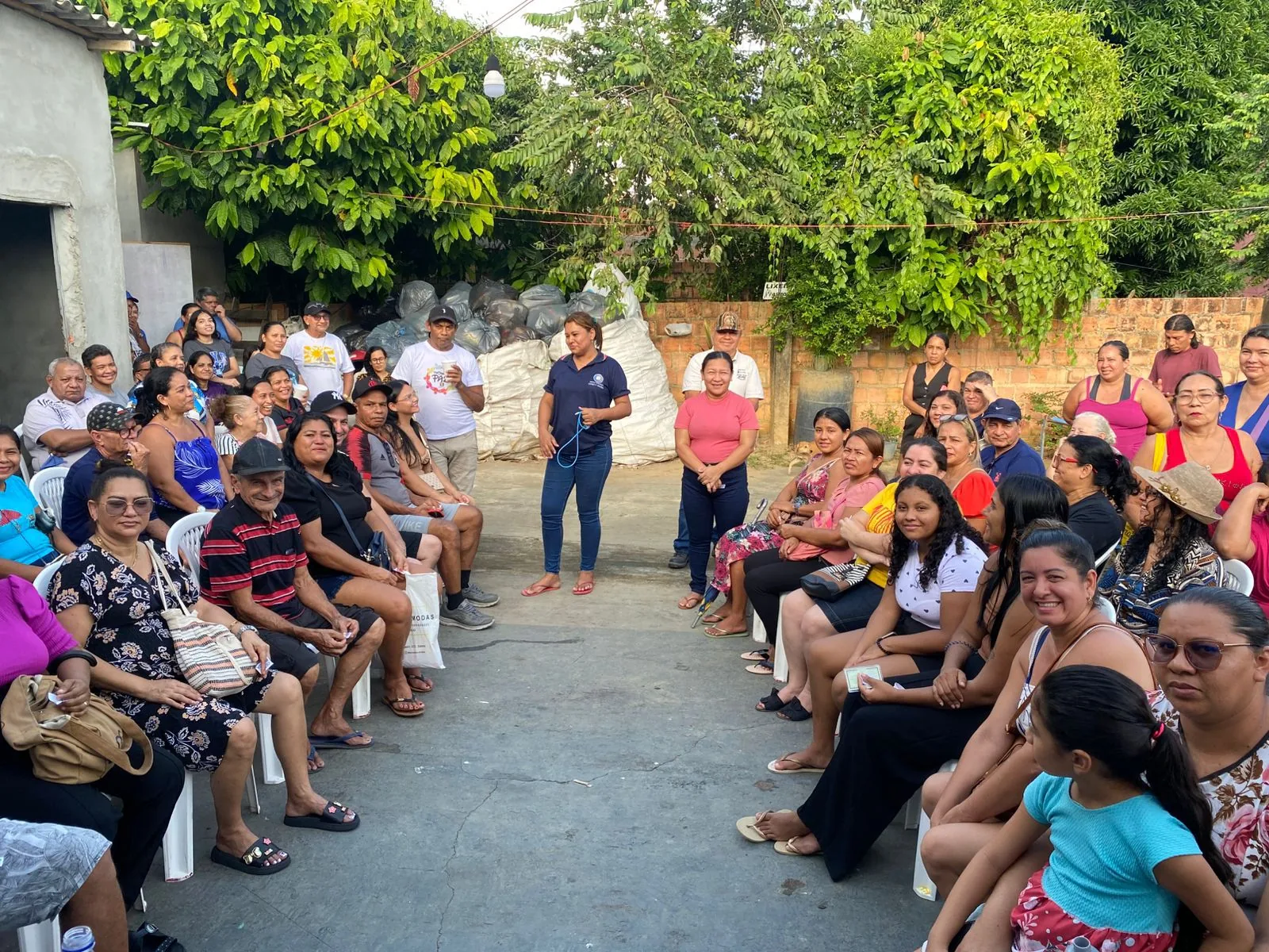 Encontro comunitário e ações do Instituto Aliança